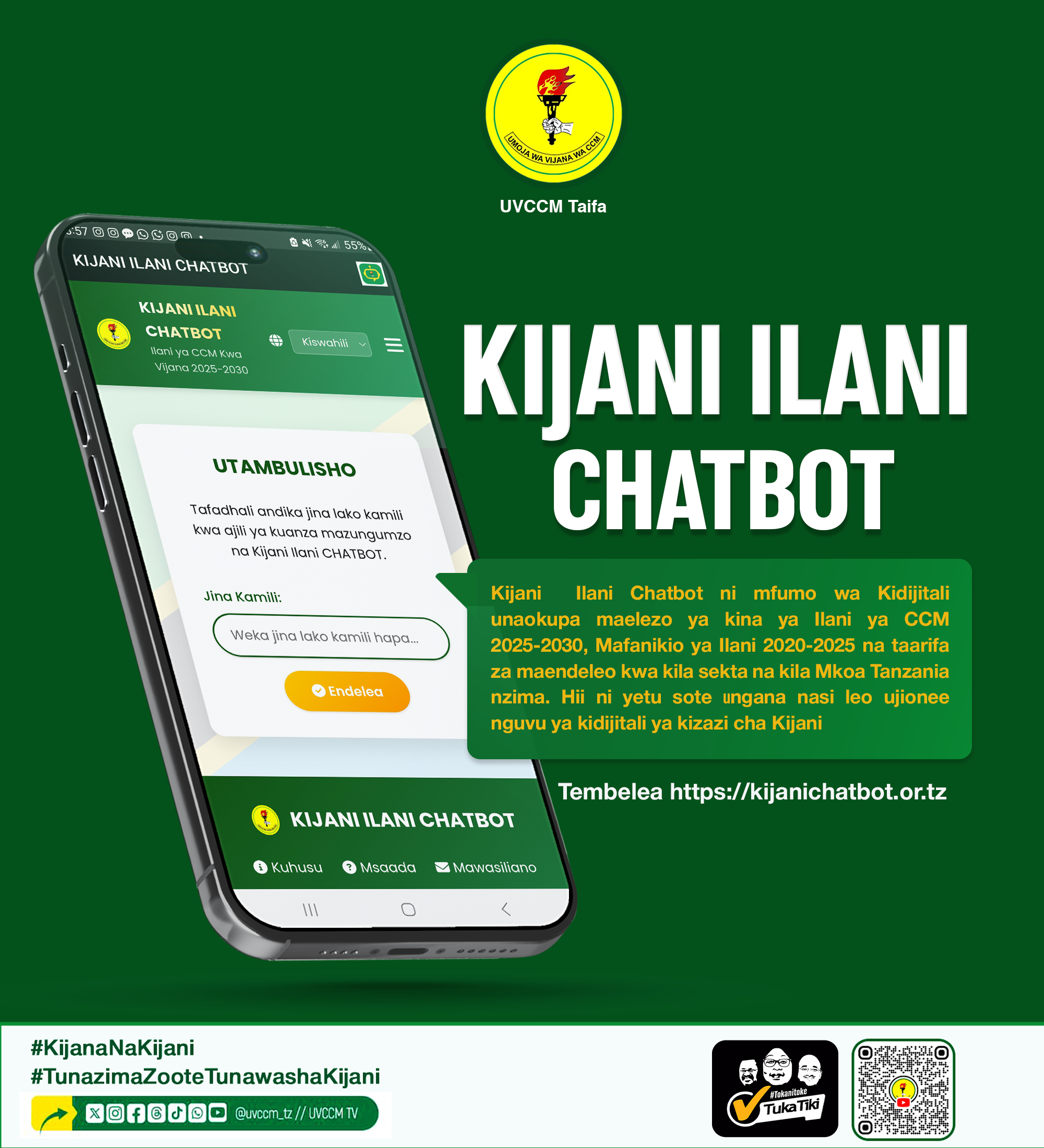 KIJANI ILANI CHATBOT- ILANI KIGANJANI KWAKO