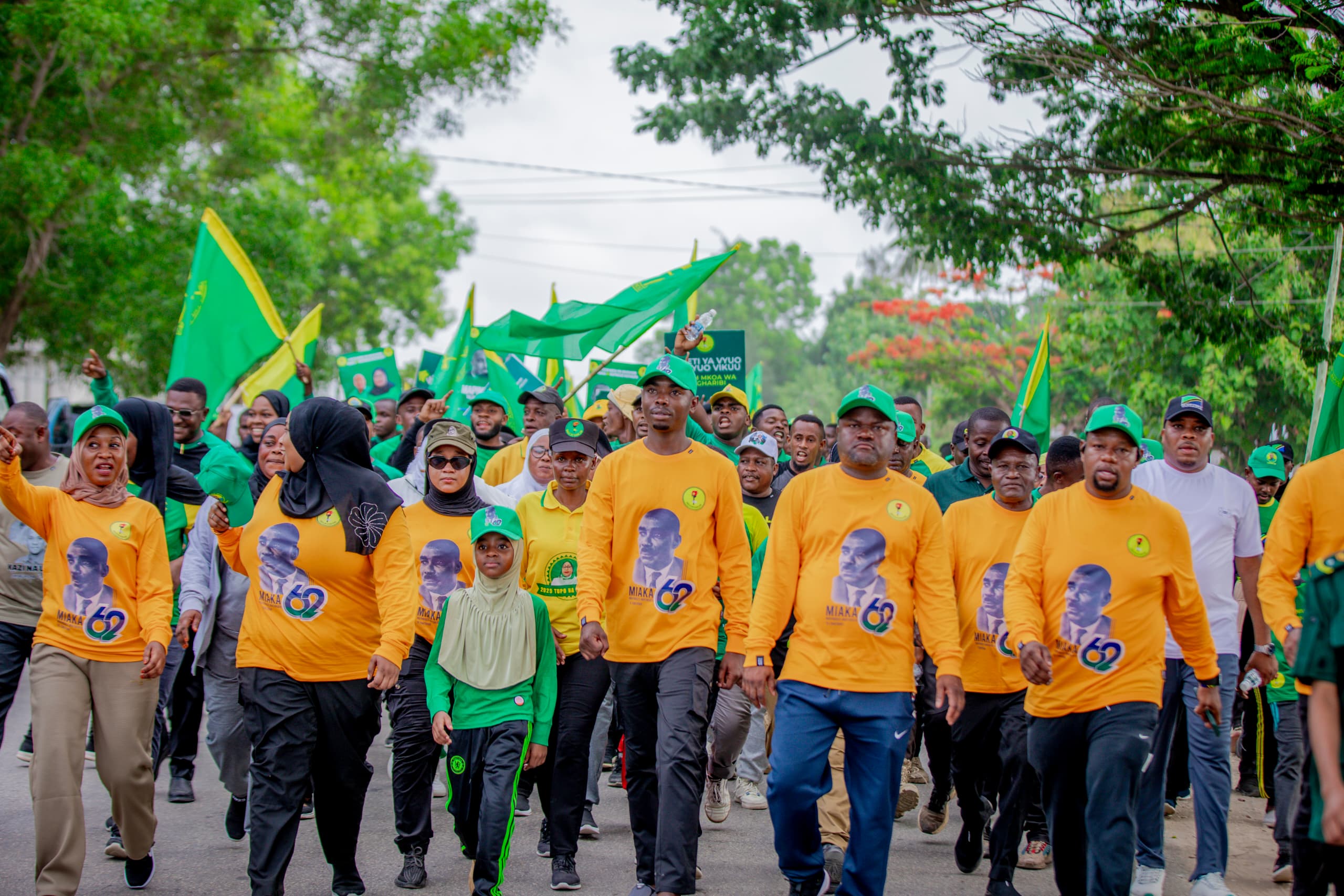 MATEMBEZI YA MAADHIMISHO YA MIAKA 62 YA MAPINDUZI YA ZANZIBAR YAANZA RASMI MKOA WA MJINI MAGHARIBI