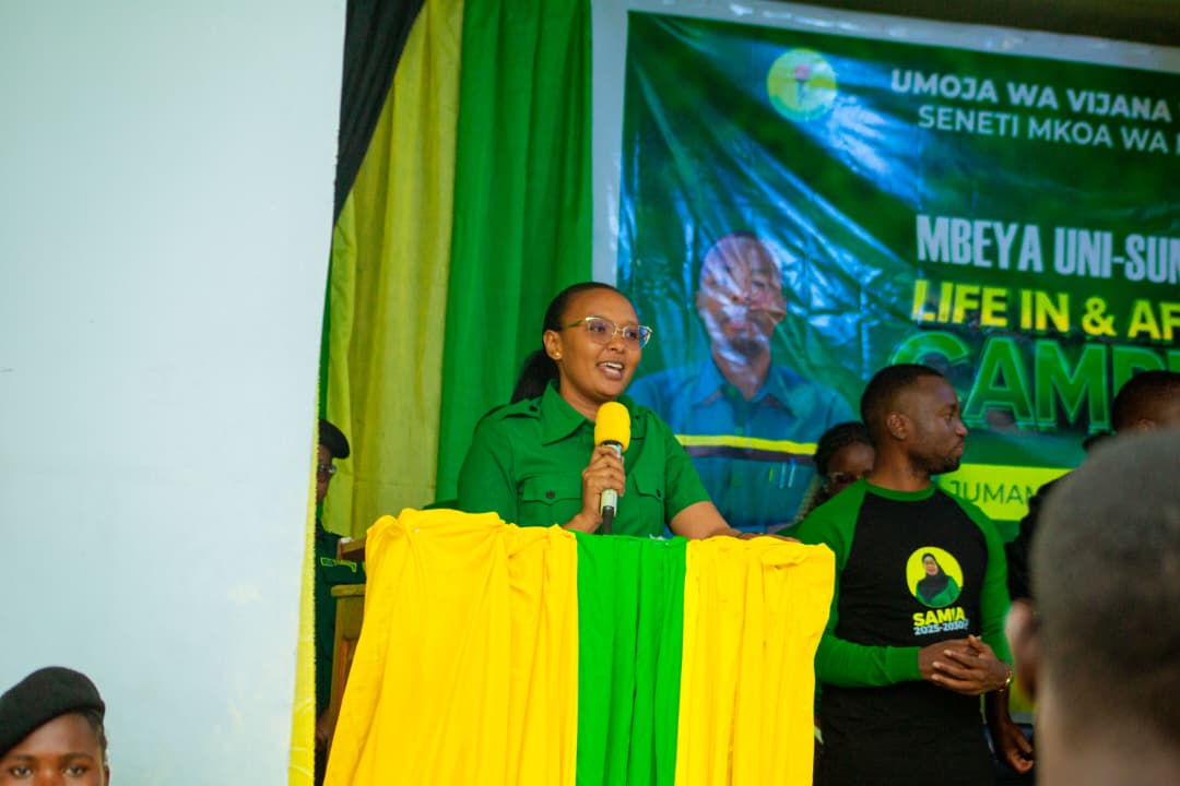 MJUMBE WA KAMATI YA UTEKELEZAJI BARAZA KUU UVCCM, ENG. DEBORA TLUWAY AFUNGUA UNI-SUMMIT MKOA WA MBEYA
